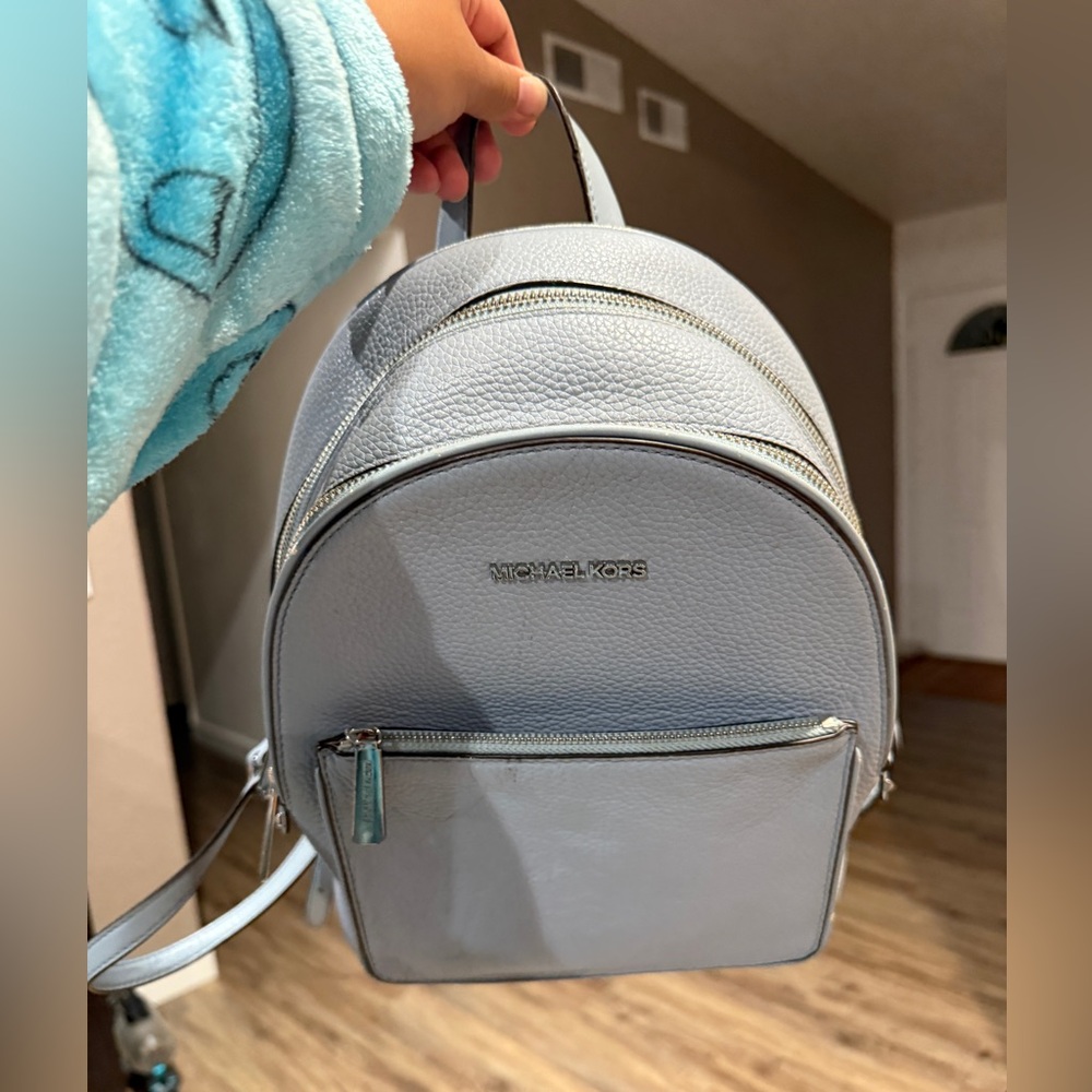 Michael Kors Baby Blue Backpack